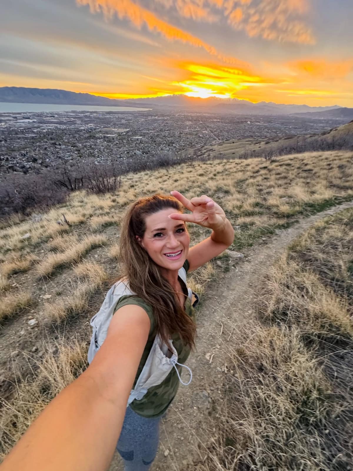 Golden-hour ridge, a trail Sarah Heiner loves